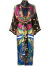 RIANNA + NINA RIANNA + NINA BAROQUE PRINT KIMONO - BLACK