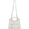 FENDI Transparent & White PU Small Runaway Tote