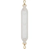 FENDI WHITE MINI 'FOREVER FENDI' STRAP YOU BAG STRAP