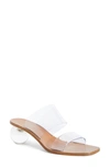 Cult Gaia Jila Slide Sandal In Clear