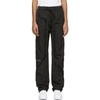 FEAR OF GOD FEAR OF GOD BLACK NYLON BAGGY LOUNGE PANTS