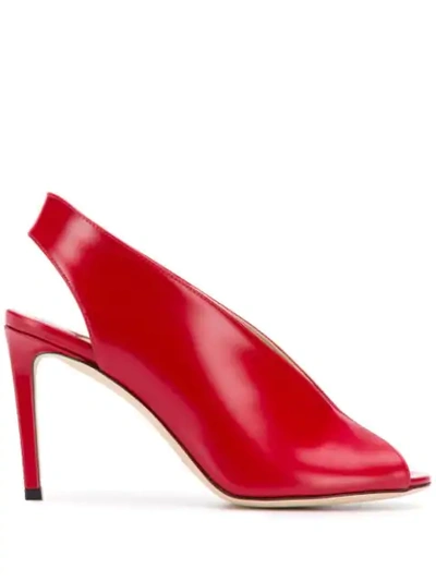 Jimmy Choo Shar 85 Sandals - 红色 In Red