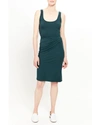 THEORY SCOOP-NECK RUCHED TANK DRESS,PROD148210182