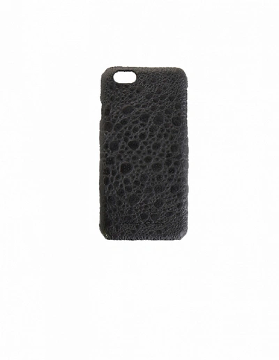 Rick Owens Iphone 6/6s Leather Case In Black