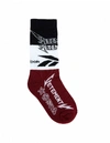 VETEMENTS METAL CUP UP SOCKS,WSS18AC26/BLACK-WHITE