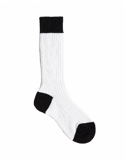 Raf Simons White Cotton Socks