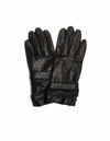 YOHJI YAMAMOTO BLACK LEATHER GLOVES,FK-W01-761-2