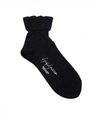 YOHJI YAMAMOTO YOHJI YAMAMOTO BLACK COTTON SOCKS,FW-M01-064-4