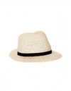 YOHJI YAMAMOTO STRAW HAT,NW-H05-363-1