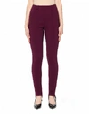 Balenciaga High-rise Stirrup Leggings In Burgundy