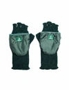 UNDERCOVER 'WE ARE INFINITE' GREEN MITTENS,UCV1G01/GREEN