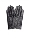 YOHJI YAMAMOTO YOHJI YAMAMOTO BLACK LEATHER GLOVES,FV-W01-773/BLK