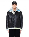 BALENCIAGA BALENCIAGA GRAFFITI SHEARLING JACKET,534872/1664