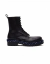 BALENCIAGA CALFSKIN BOOTS WITH DECORATIVE LACES,530244/1007