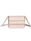 VALENTINO GARAVANI GARAVANI SMALL ROCKSTUD LEATHER SHOULDER BAG,0400010359217