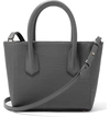 Dagne Dover Petite Signature Coated Canvas Tote In Graphite