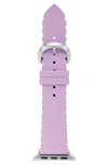 Kate Spade Lavender Scallop Silicone 38/40mm Band For Apple Watch® In Lilac