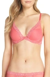 Natori Feathers Underwire Contour Bra In Passionfruit