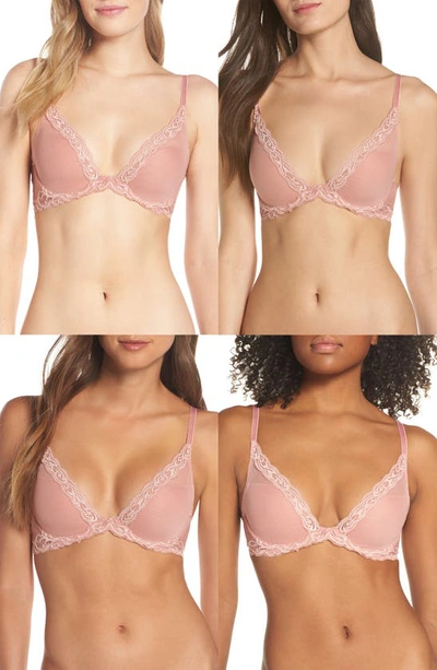 Natori Feathers Underwire Contour Bra In Frose