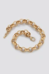NA-KD MATTE CHUNKY CHAIN NECKLACE - GOLD