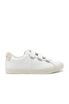 Veja 3-lock Leather Low-top Sneakers In Extra White
