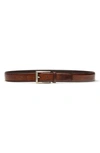 Magnanni Men's Lizard Silvertone-buckle Belt, Cognac In Cognac