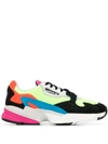 Adidas Originals Falcon Fluorescent Running Sneakers In Green
