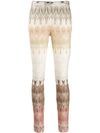 MISSONI MISSONI PATTERNED LEGGINGS - 大地色