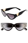 VALENTINO VLOGO 54MM CAT EYE SUNGLASSES,VA406354-Y