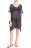 SEAFOLLY 'AMNESIA' COTTON GAUZE COVER-UP CAFTAN,52162