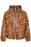 BURBERRY BURBERRY DEER PRINT HOODED JACKET