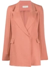 L'autre Chose Tailored Blazer Jacket In Pink