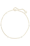 ANISSA KERMICHE 14-karat gold pearl anklet