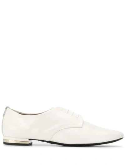 Agl Attilio Giusti Leombruni Agl Pointed Lace-up Shoes - 白色 In White