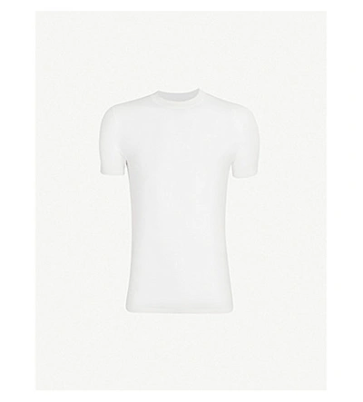 Zimmerli Pureness Stretch-micro Modal T-shirt In White