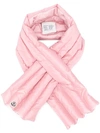 MONCLER MONCLER SLIT WRAP SCARF - PINK