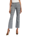 ADEAM GLEN PLAID TAILORED CIGARETTE PANTS,PROD147790109