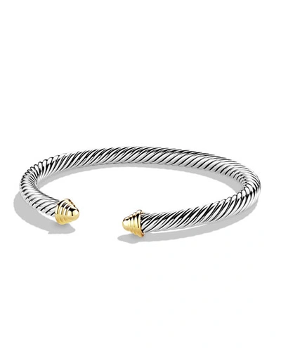 David Yurman Cable Classics Bracelet With Gold, Medium