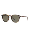 Oliver Peoples Men's Forman L. A. Tortoiseshell Sunglasses In Brown Pattern