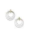 ARMENTA OLD WORLD DIAMOND MULTI-CIRCLE EARRINGS,PROD220480038