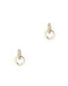ADINA REYTER Interlocking Circle Diamond Earrings,060008352389