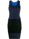 Y/project Fitted Tank Dress In Blue