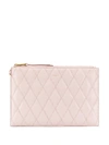 GIVENCHY GIVENCHY QUILTED CLUTCH BAG - PINK