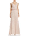ADRIANNA PAPELL EMBELLISHED BLOUSON GOWN,AP1E205346