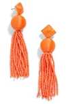 BAUBLEBAR AZURA BEADED TASSEL EARRINGS,73443