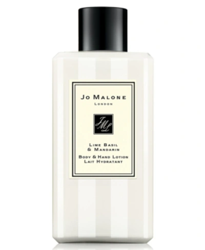 Jo Malone London Lime Basil & Mandarin Body & Hand Lotion 3.4 oz/ 100 ml In Jo Malone&trade; Lime Basil And Mandarin Body Lotion 3.38 Oz.