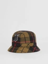 BURBERRY Reversible Monogram Motif Bucket Hat