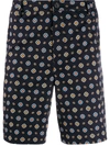 KENZO KENZO PRINTED SHORTS - BLUE