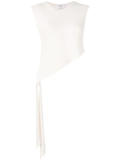 Sir Marcelle Ribbed Top In White
