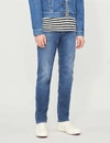 7 FOR ALL MANKIND 7 FOR ALL MANKIND MEN'S MID BLUE SLIMMY TAPERED LUXE PERFORMANCE PLUS SLIM JEANS,24030685